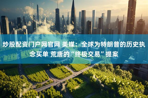 炒股配资门户网官网 美媒：全球为特朗普的历史执念买单 荒唐的“终极交易”提案